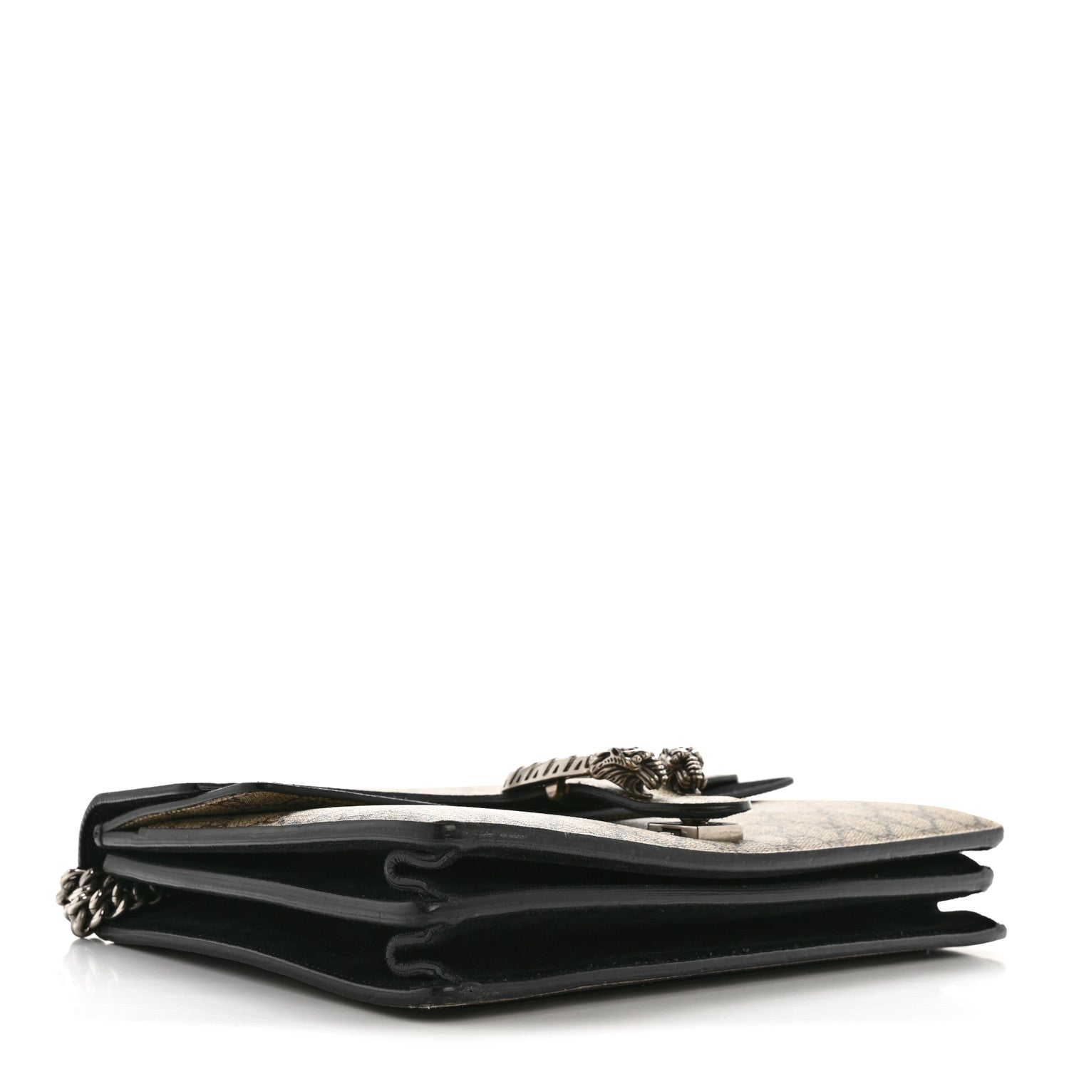 Gucci GG Supreme Monogram Medium Dionysus Shoulder Bag Black