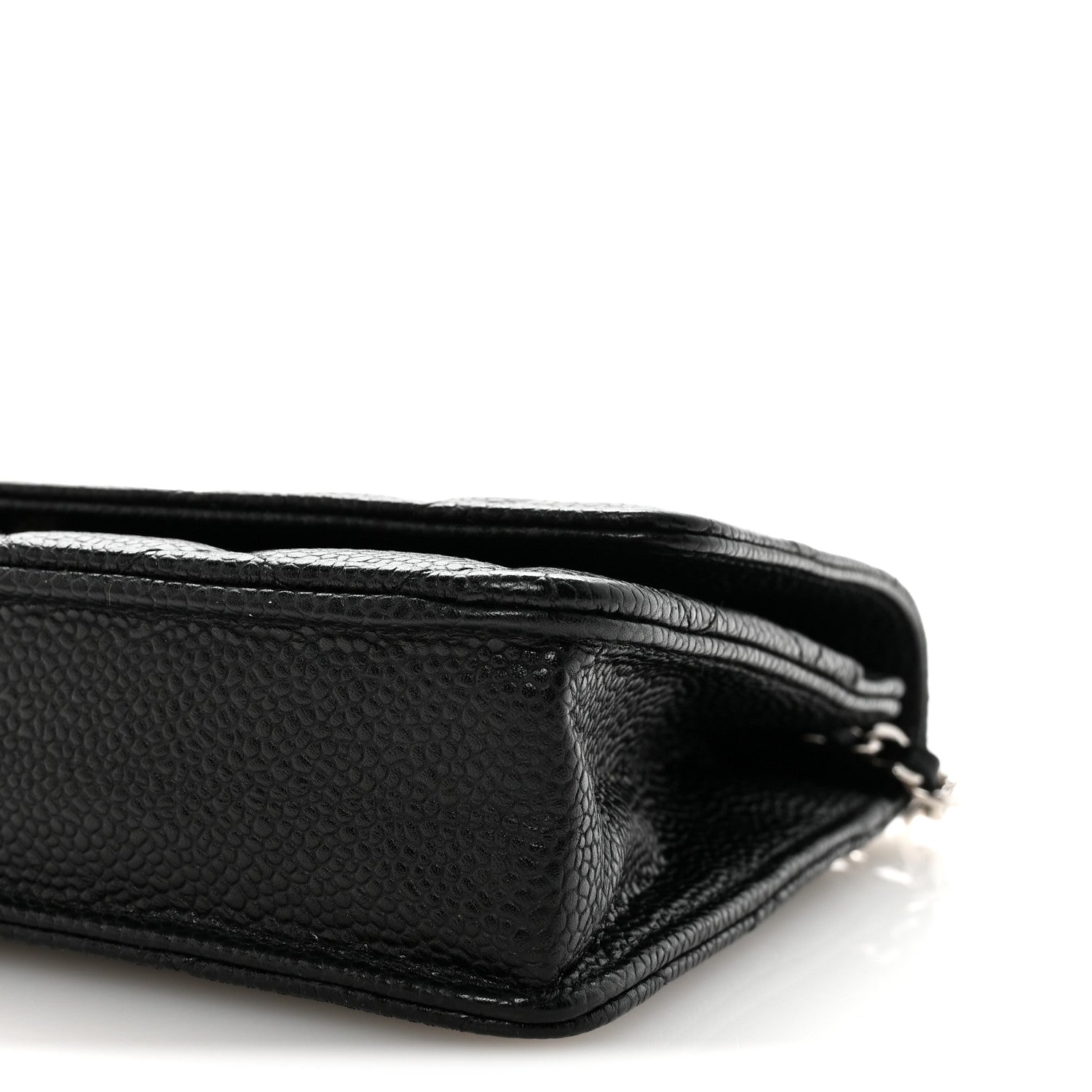 Chanel Caviar Quilted Wallet on Chain WOC Black