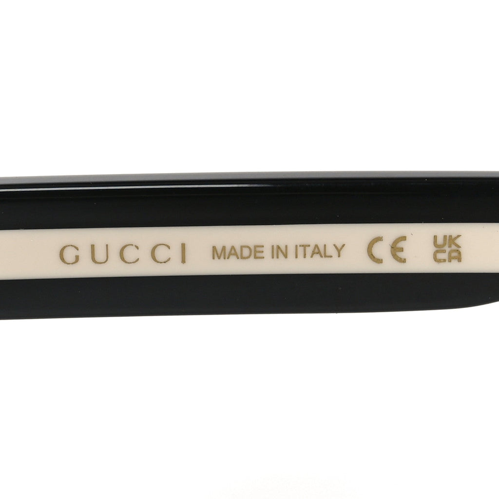 Gucci Acetate Square Frame Web Sunglasses GG0341S Tortoise