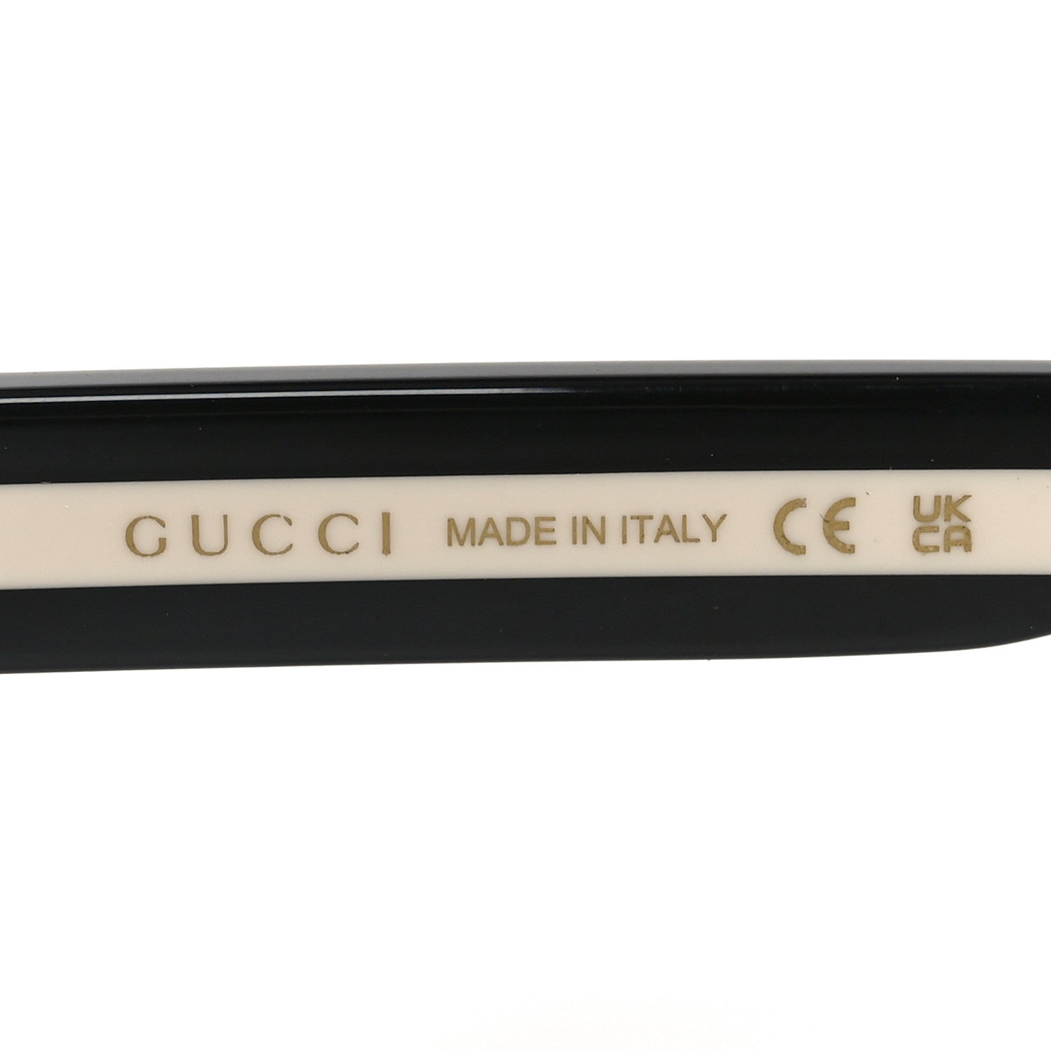 Gucci Acetate Square Frame Web Sunglasses GG0341S Tortoise