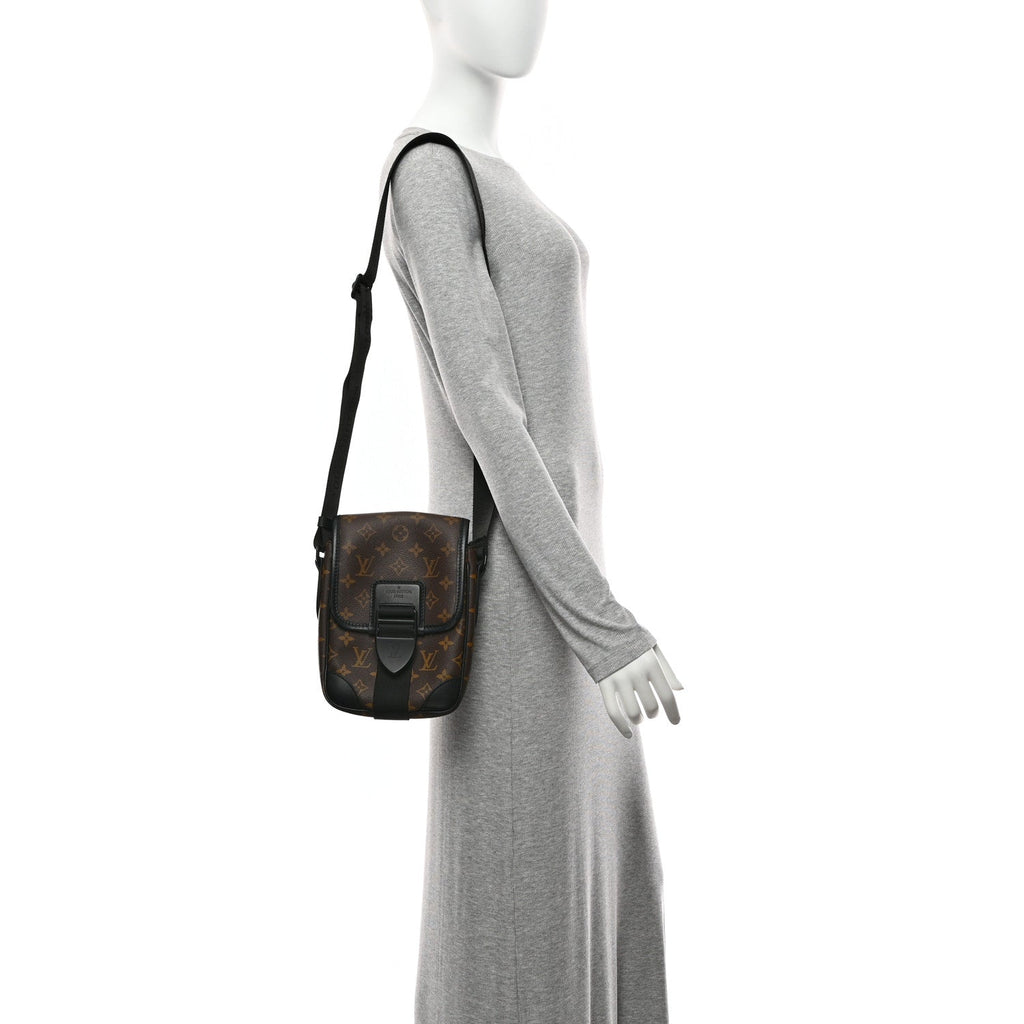 Louis Vuitton Monogram Macassar Archy Messenger PM