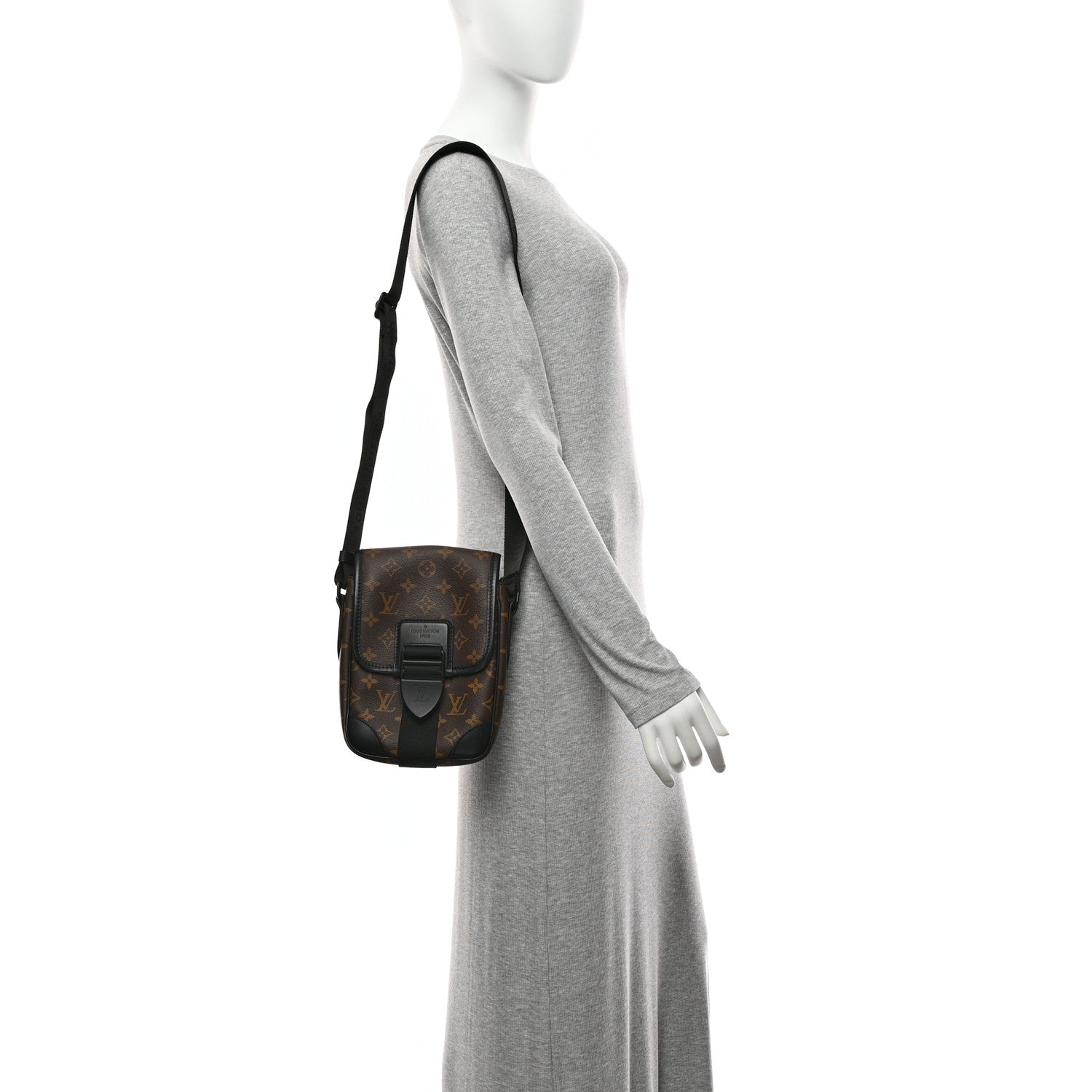Louis Vuitton Monogram Macassar Archy Messenger PM