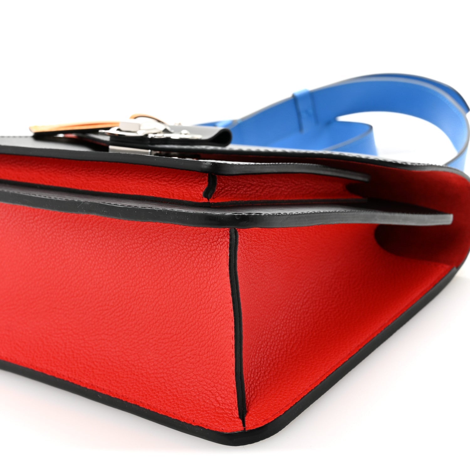 Louis Vuitton Epi Neo Monceau Black Coquelicot Blue Roi Safran