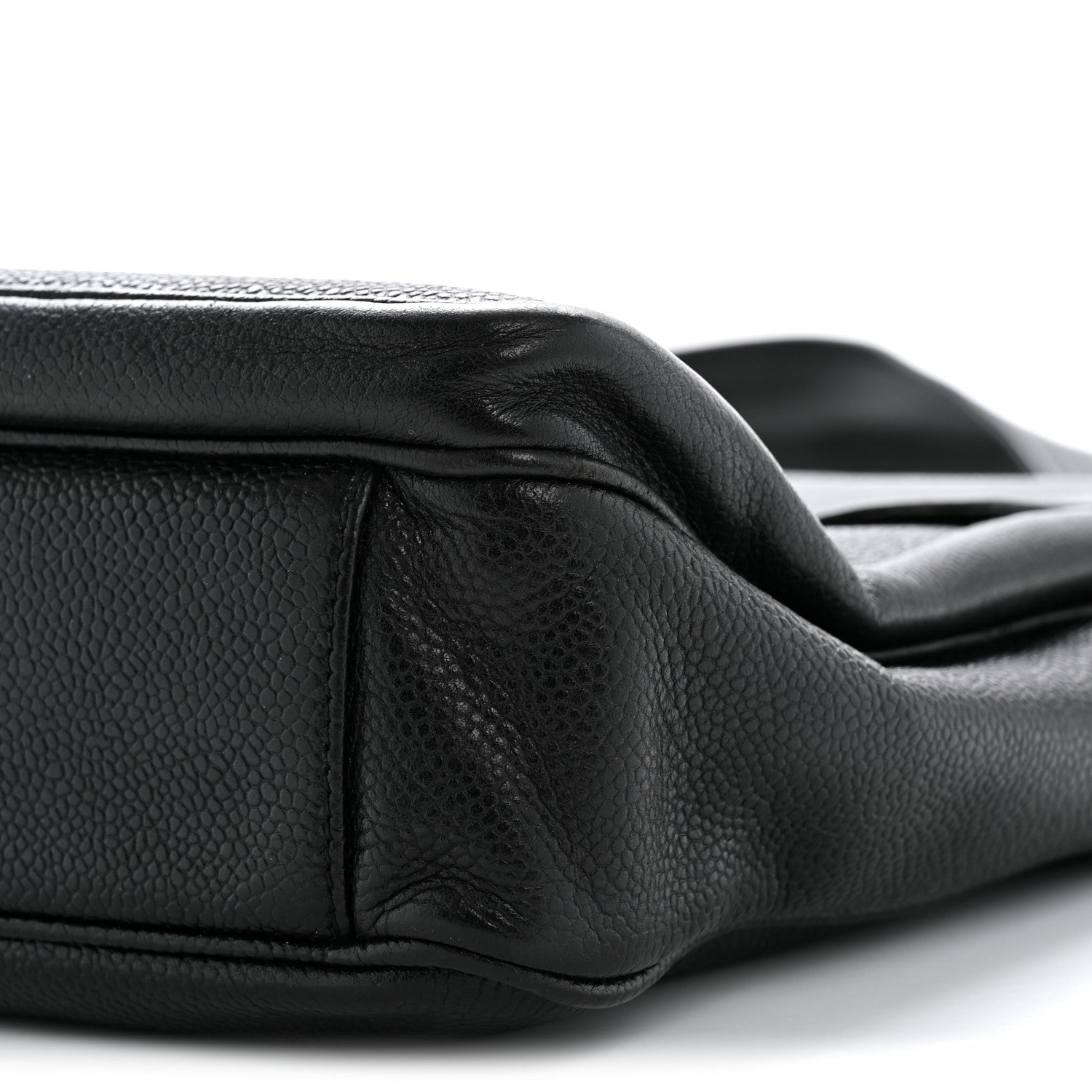 Chanel Caviar CC Flap Shoulder Bag Black