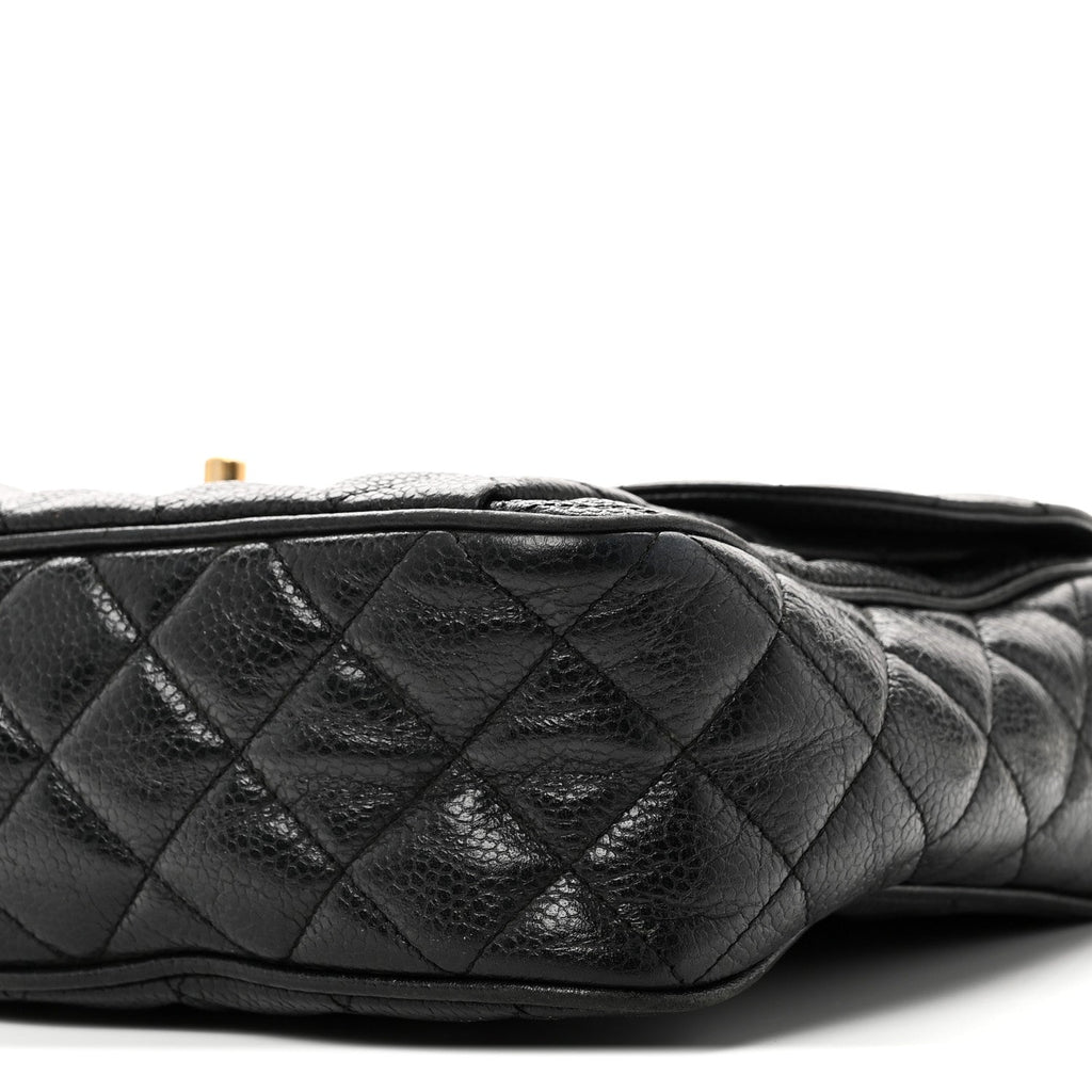 Chanel Caviar Quilted Flap Shoulder Bag Black