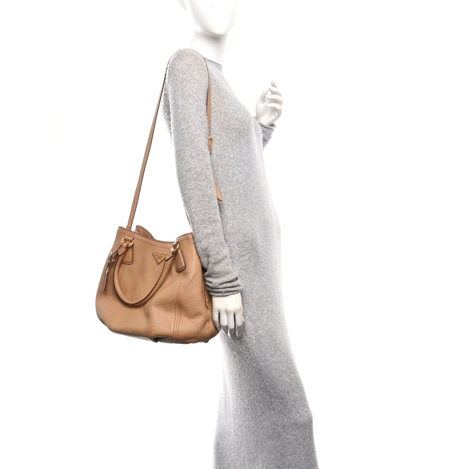 Prada Vitello Daino Tote Sughero