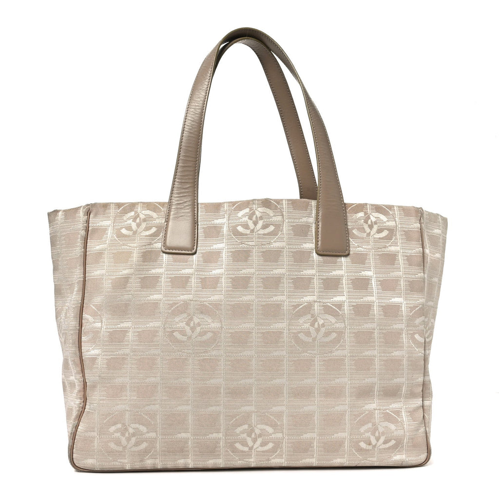 Chanel Nylon Medium Travel Tote Beige