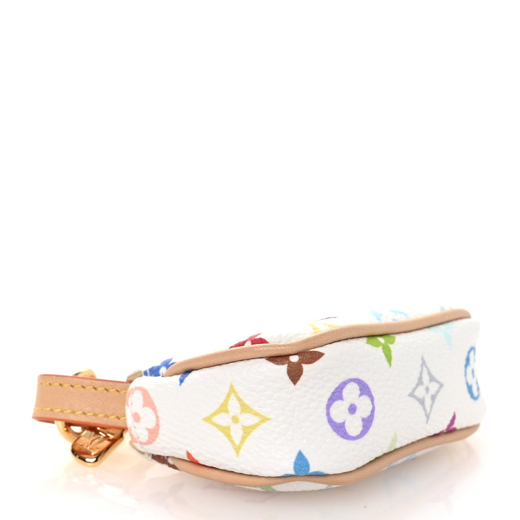 Louis Vuitton LV x TM Monogram Multicolor Micro Pochette White