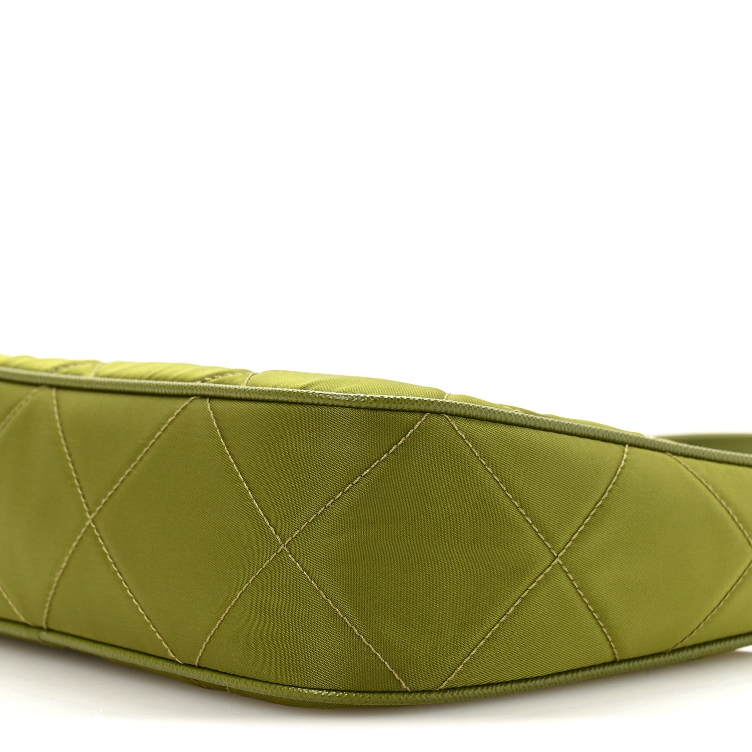 Prada Re-Nylon Saffiano Stitched Mini Re-Edition 1995 Chaine Shoulder Bag Edera