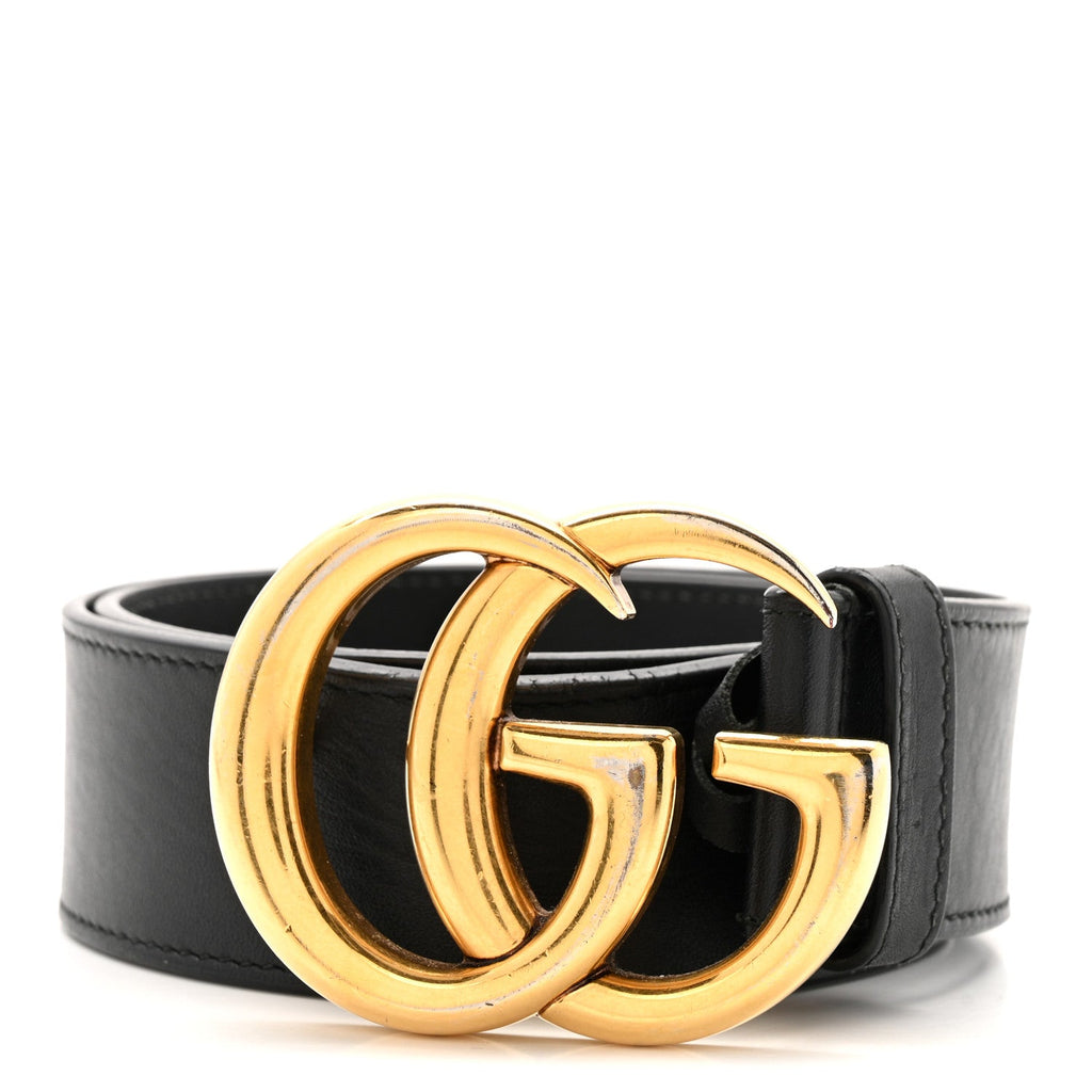 Gucci Calfskin Double G 40mm Belt 70 28 Black