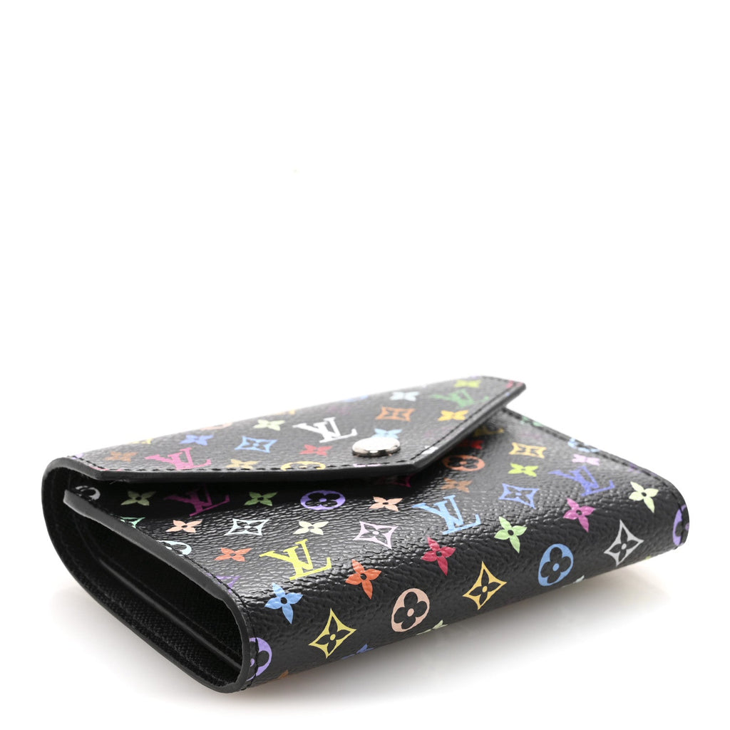 Louis Vuitton LV x TM Monogram Multicolor Victorine Wallet Black