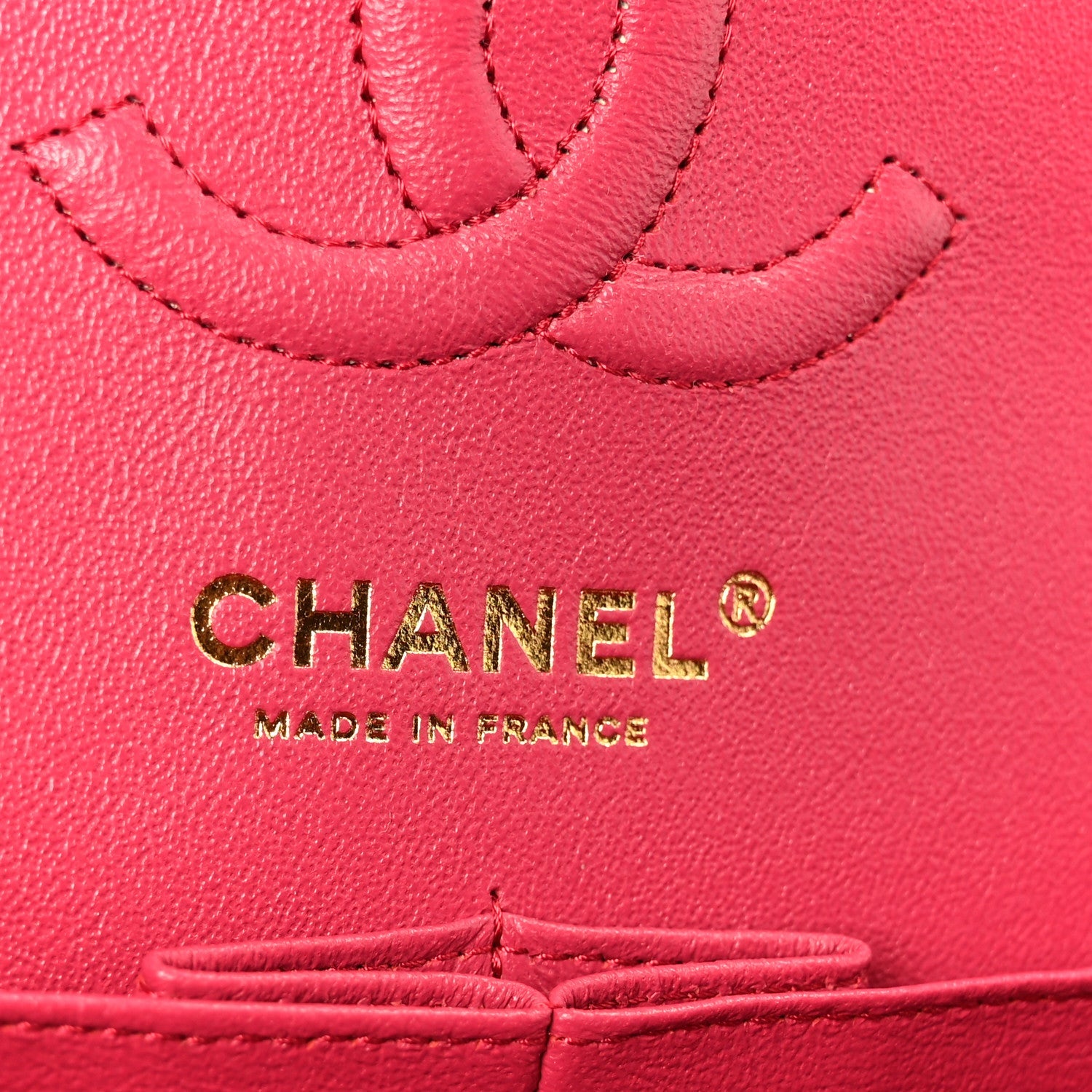 Chanel Caviar Quilted Small Double Flap Dark Pink