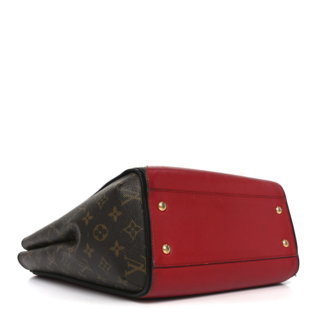 Louis Vuitton Calfskin Monogram Kimono Tote Cherry