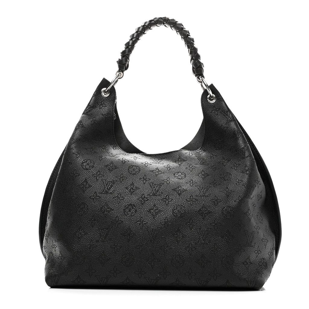 Louis Vuitton Mahina Carmel Hobo Black
