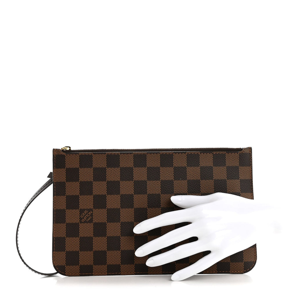Louis Vuitton Damier Ebene Neverfull MM GM Pochette