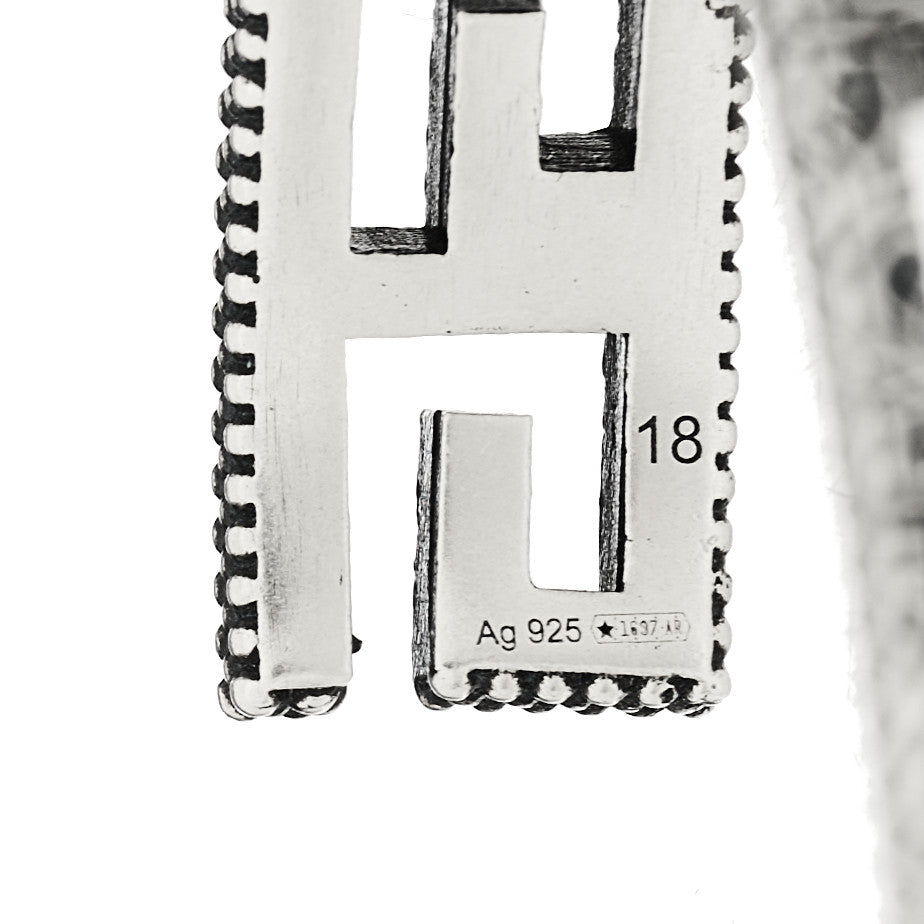 Gucci Sterling Silver Square G Motif Cuff Bracelet