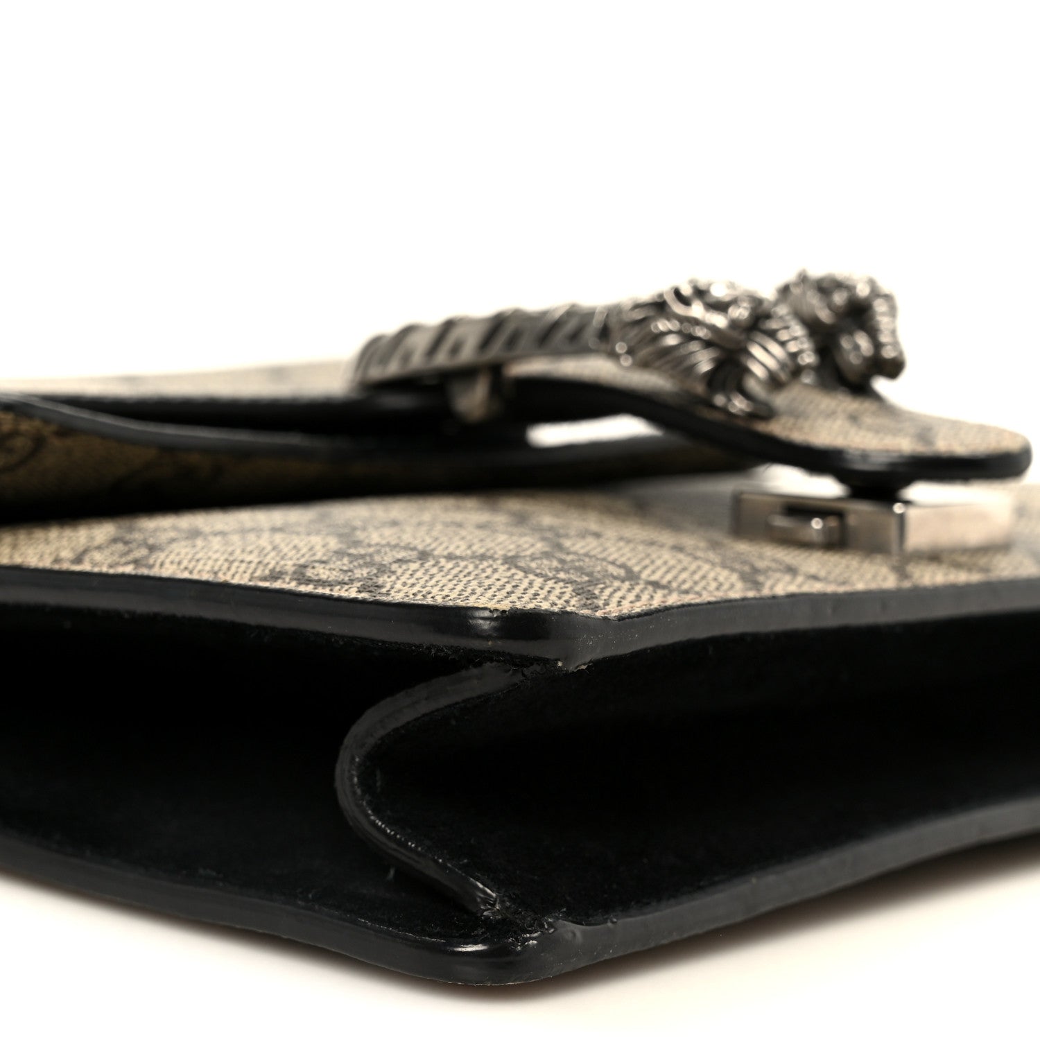 Gucci GG Supreme Monogram Mini Dionysus Shoulder Bag Black