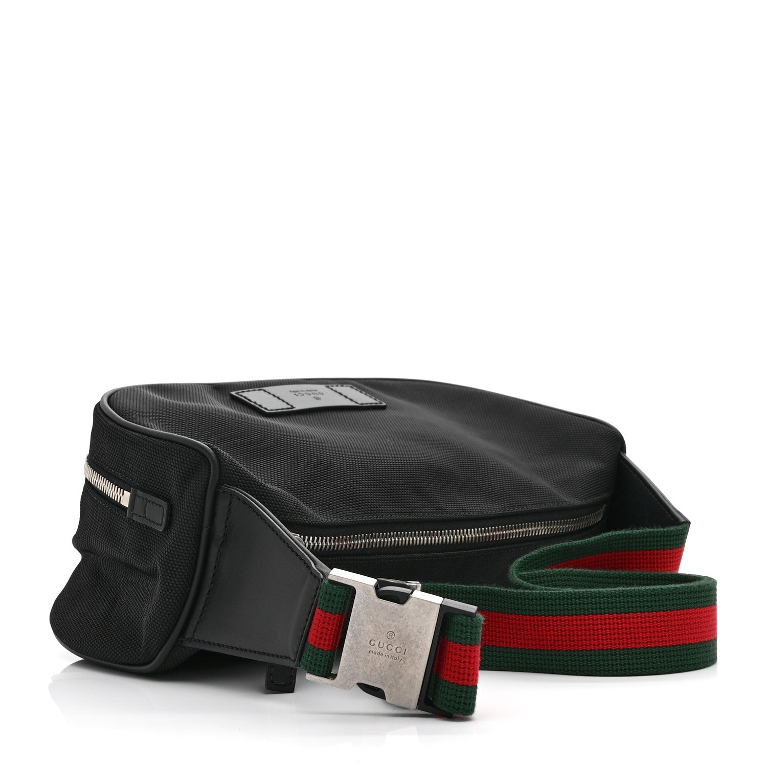 Gucci Techno Canvas Web Large Belt Bag Black