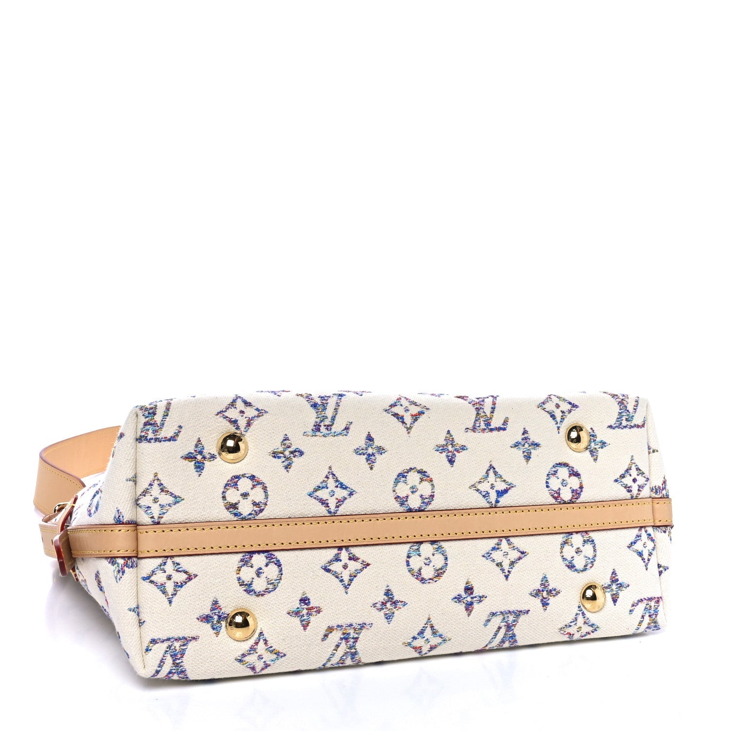 Louis Vuitton Monogram Jacquard CarryAll PM Multicolor Beige