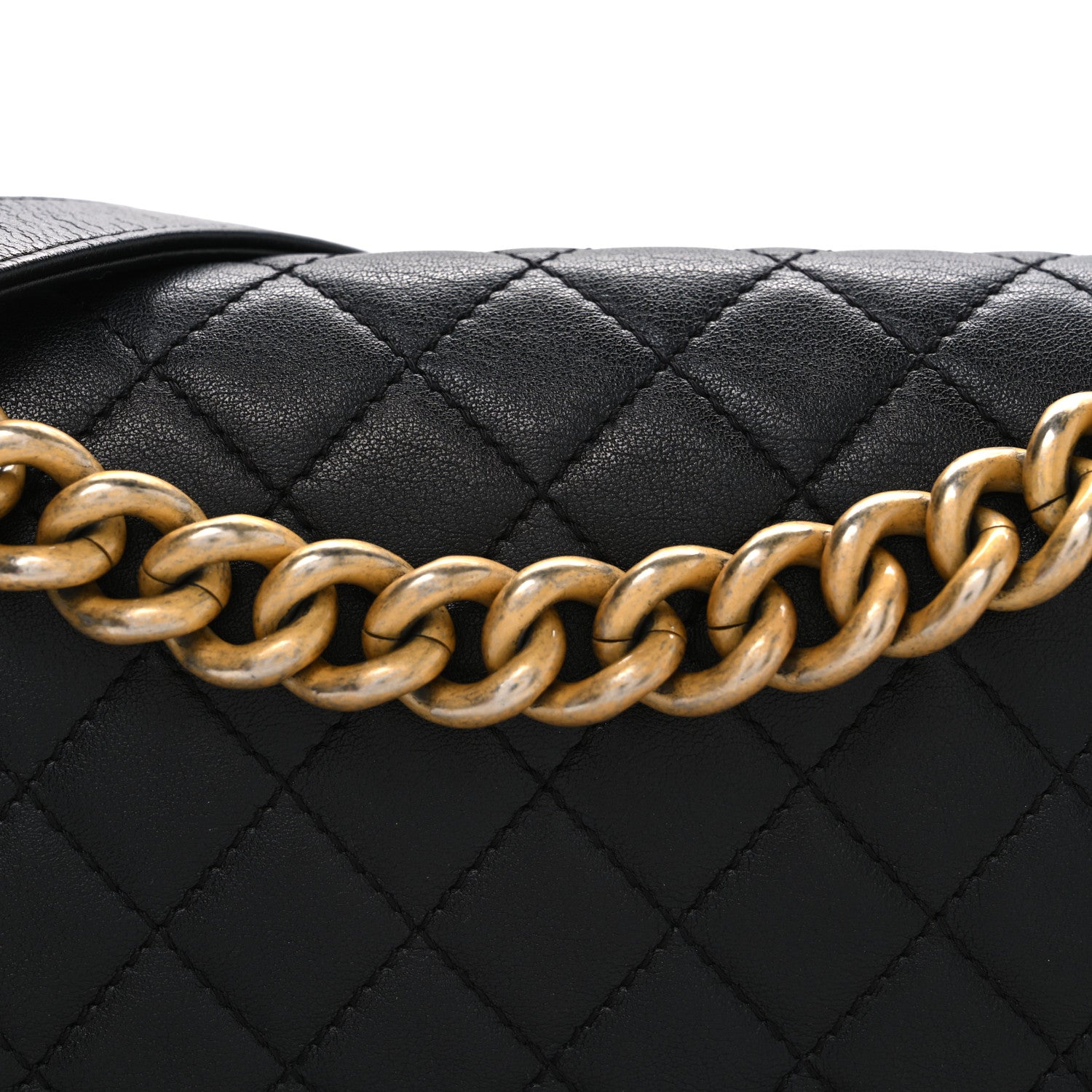 Chanel Calfskin Quilted Medium Boy Flap Black