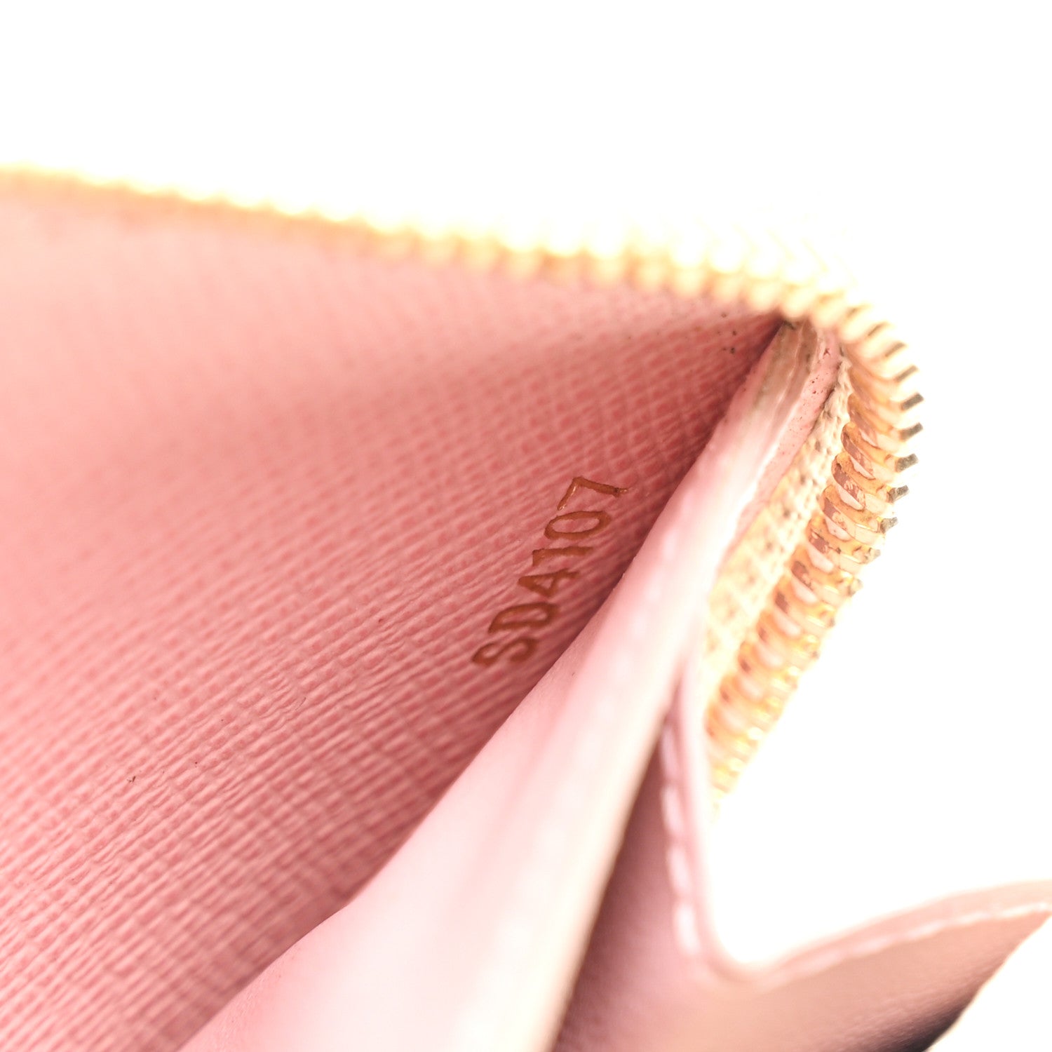 Louis Vuitton Damier Azur Clemence Wallet Rose Ballerine