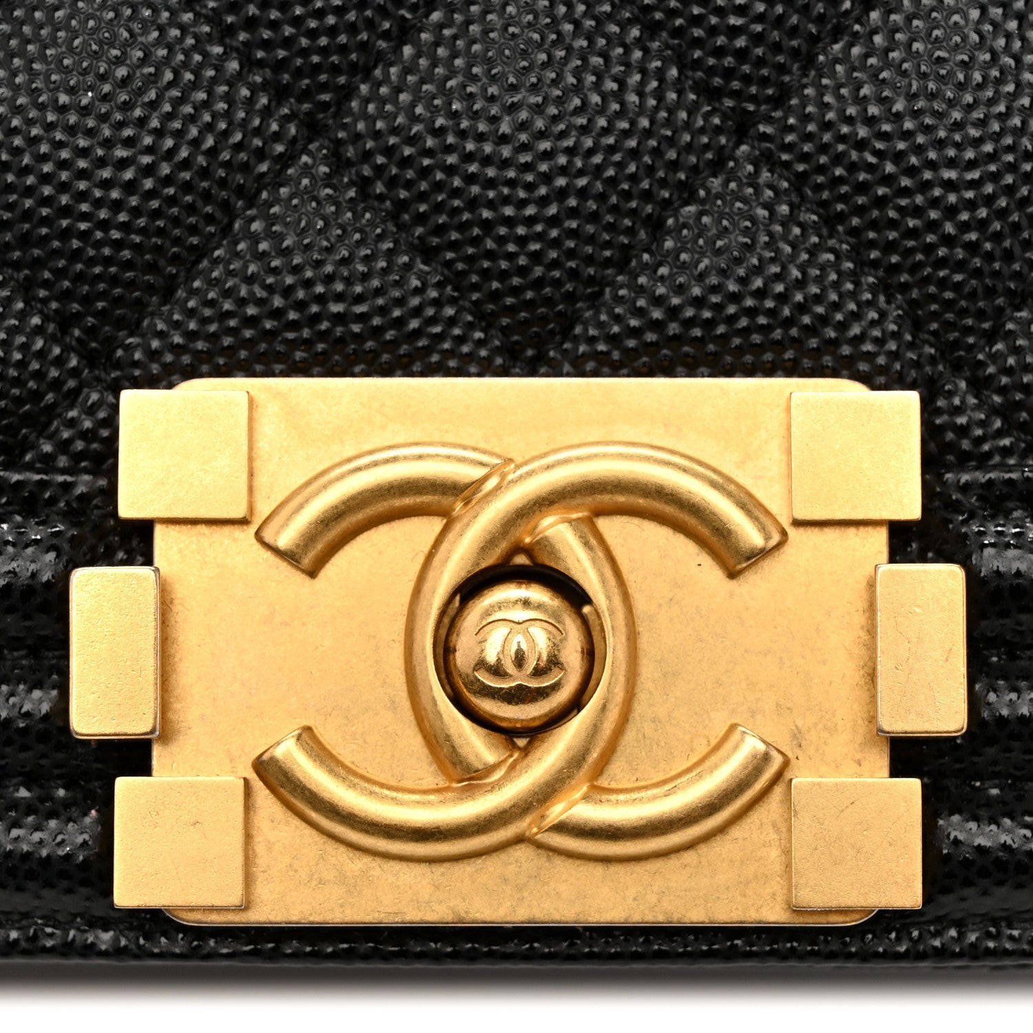 Chanel Caviar Quilted Medium Boy Flap Black