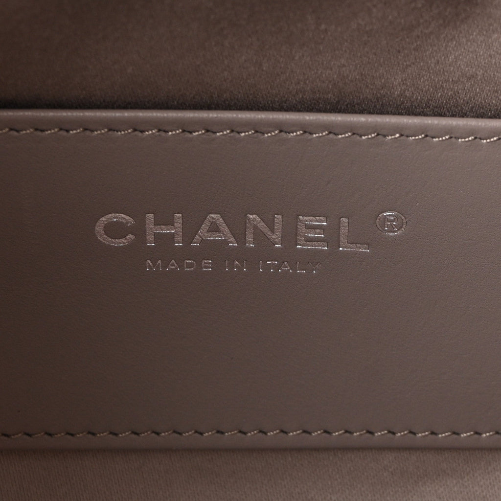 Chanel Caviar Quilted Mini Chanel 25 Handbag Dark Grey