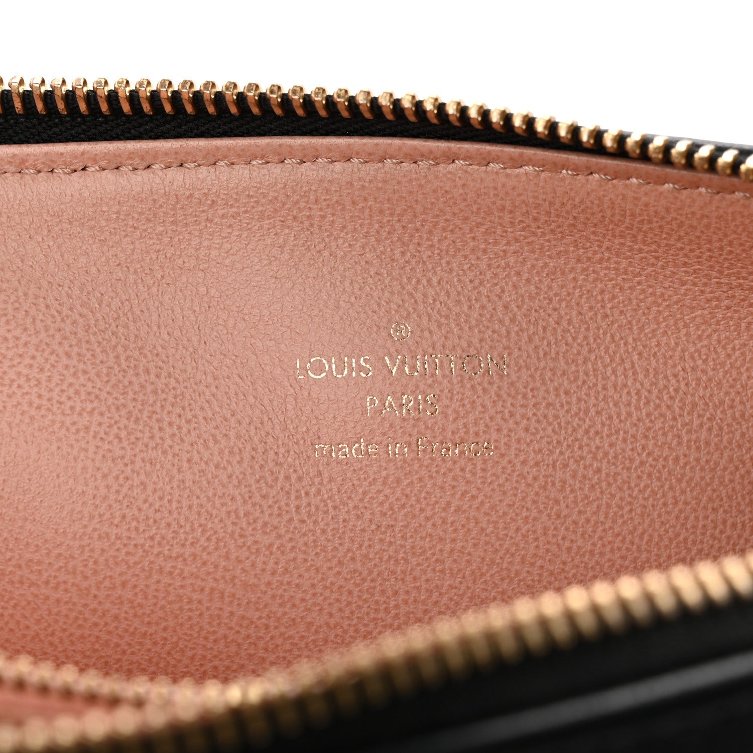 Louis Vuitton Lambskin Embossed Monogram Coussin PM Black