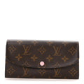 Louis Vuitton Monogram Emilie Wallet Rose Ballerine