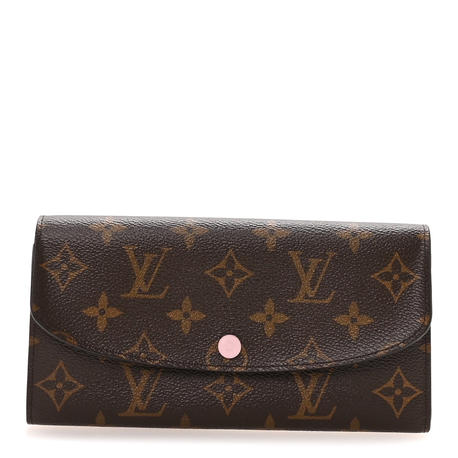 Louis Vuitton Monogram Emilie Wallet Rose Ballerine