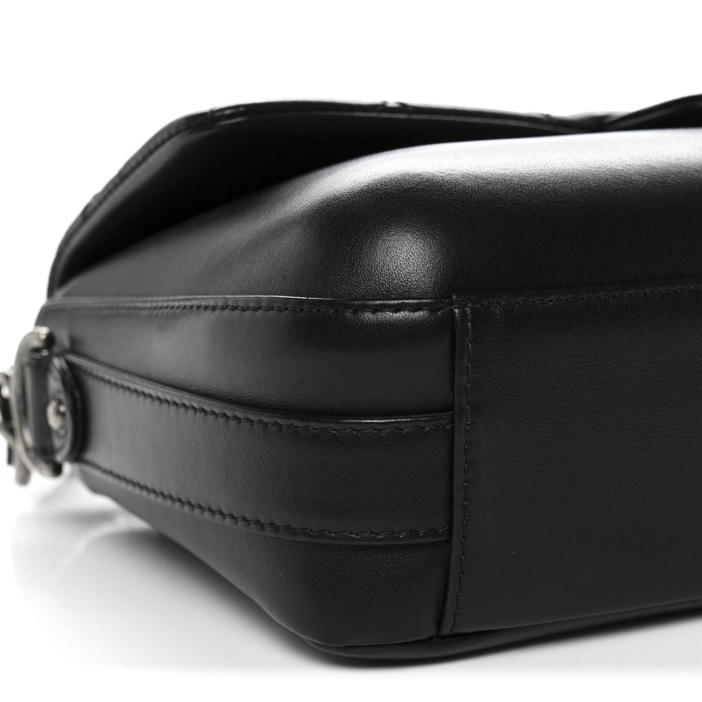 Chanel Calfskin Quilted Large Rock My Shoulder Flap Black