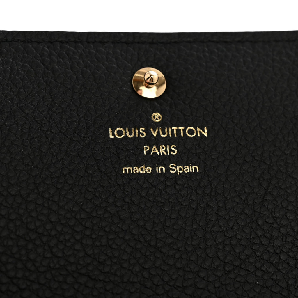 Louis Vuitton Empreinte Business Card Holder Black