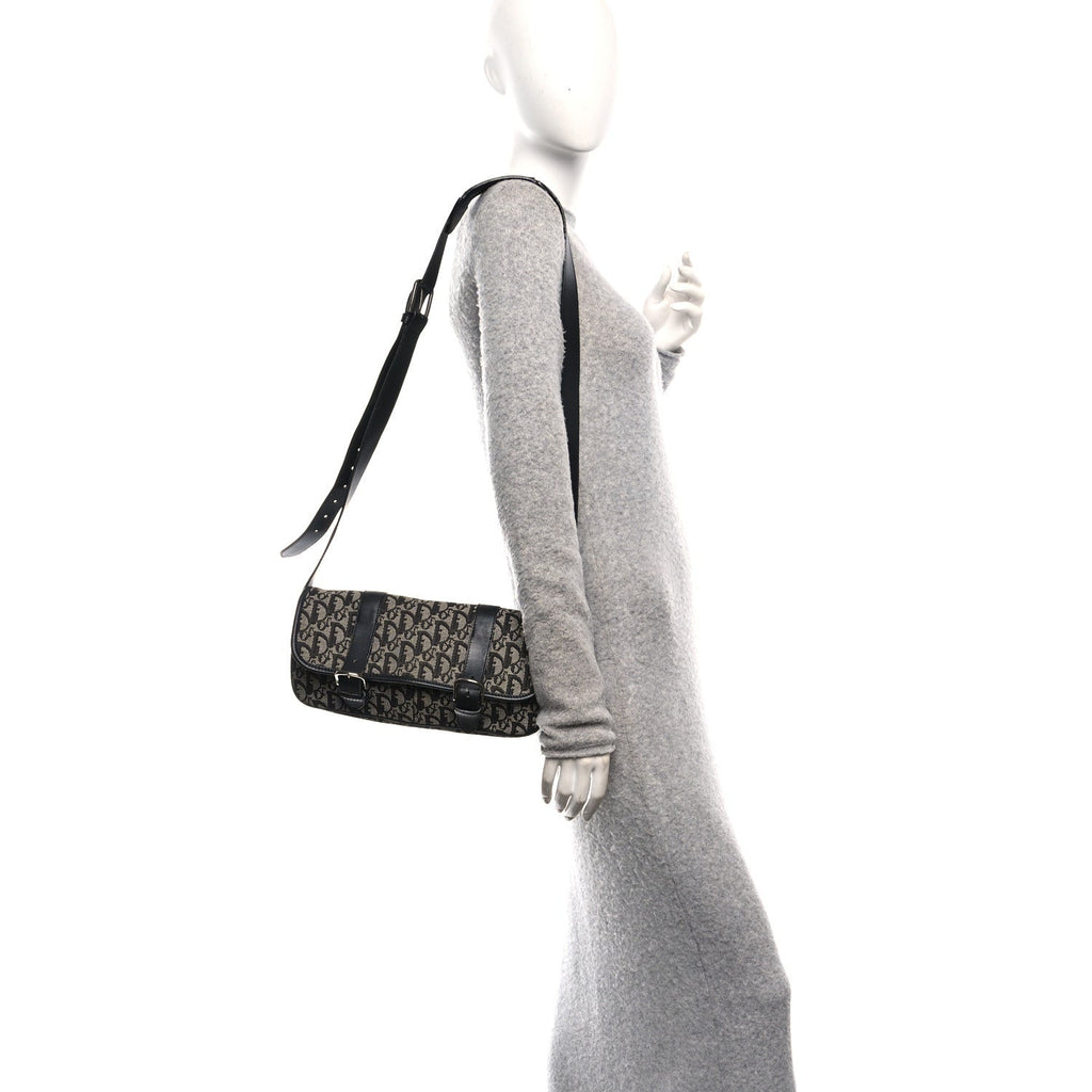 Christian Dior Monogram Messenger Black