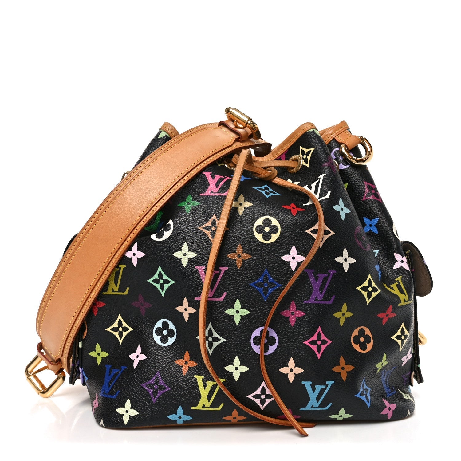 Louis Vuitton Monogram Multicolor Petit Noe Black