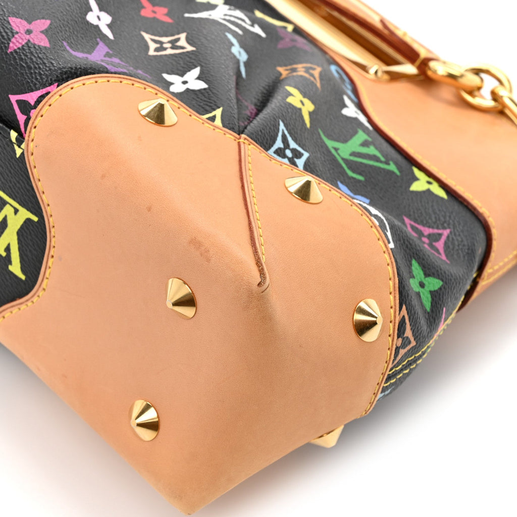 Louis Vuitton Monogram Multicolor Judy MM Black