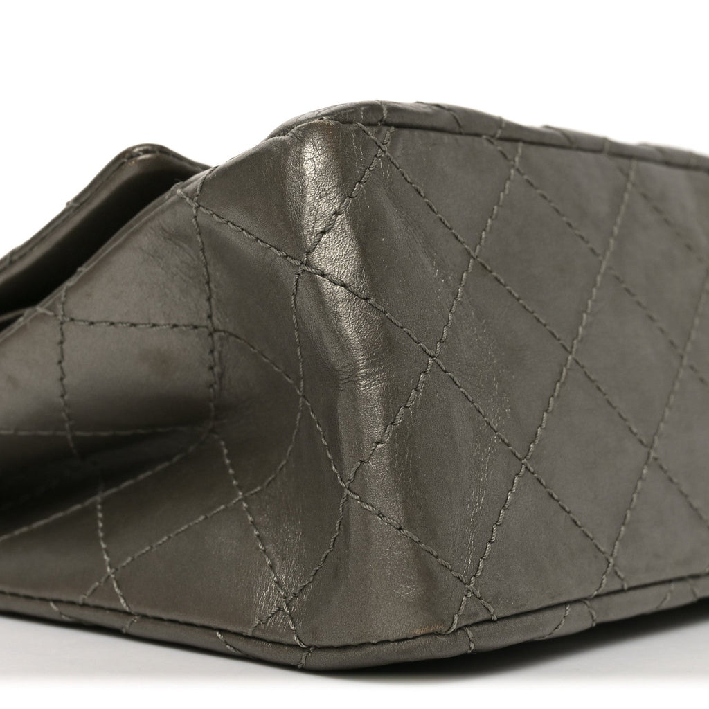 Chanel Metallic Aged Calfskin Quilted 2.55 Reissue 226 Flap Dark Gold