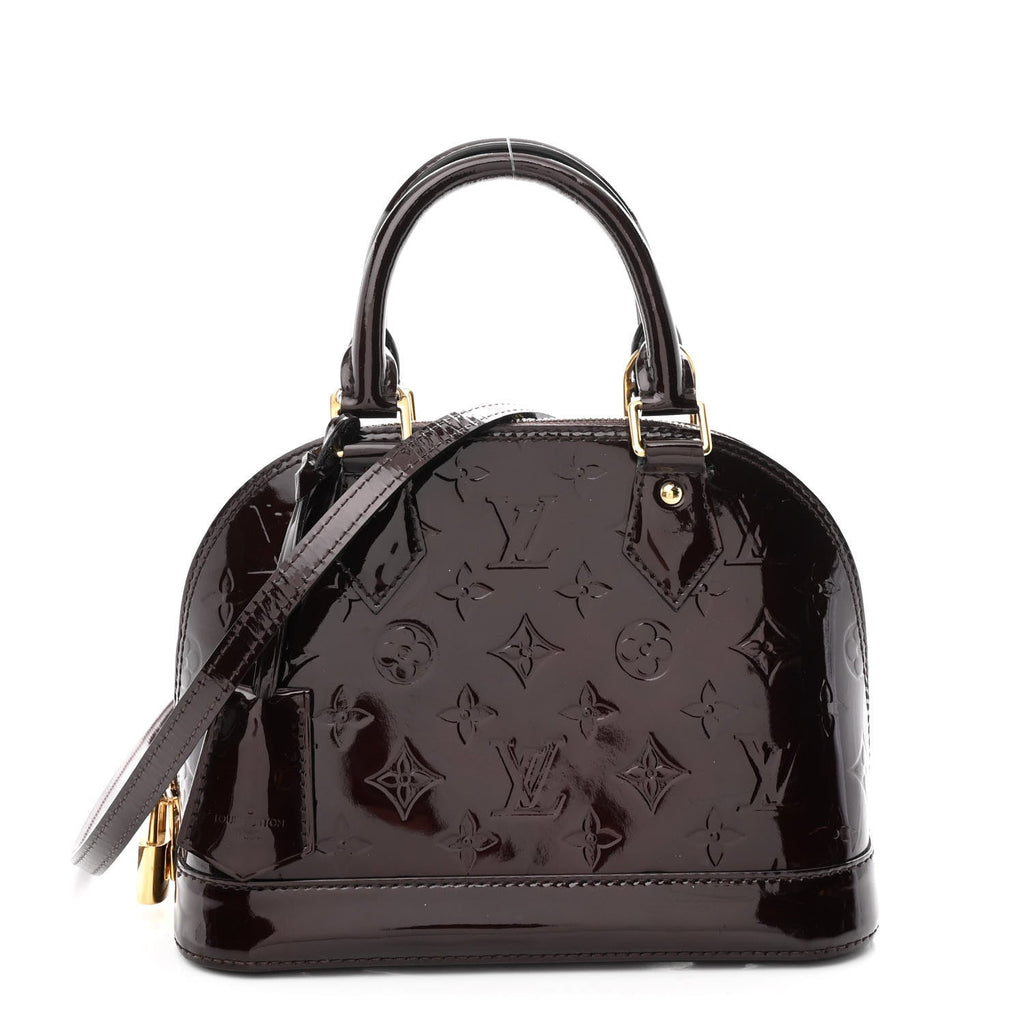 Louis Vuitton Vernis Alma BB Amarante