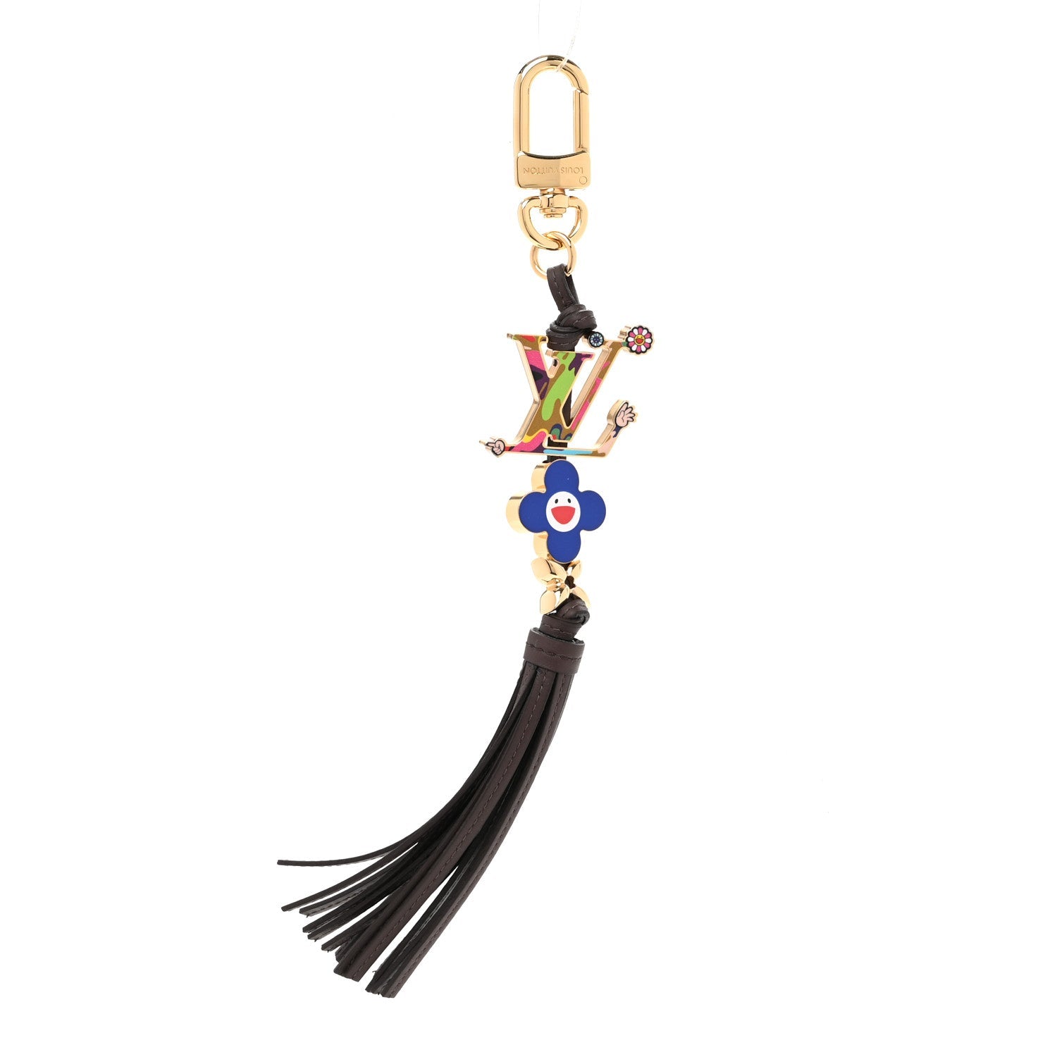 Louis Vuitton LV X TM LV Bloom Superflat Key Holder Multicolor