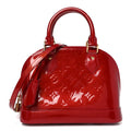 Louis Vuitton Vernis Alma BB Rose Indien