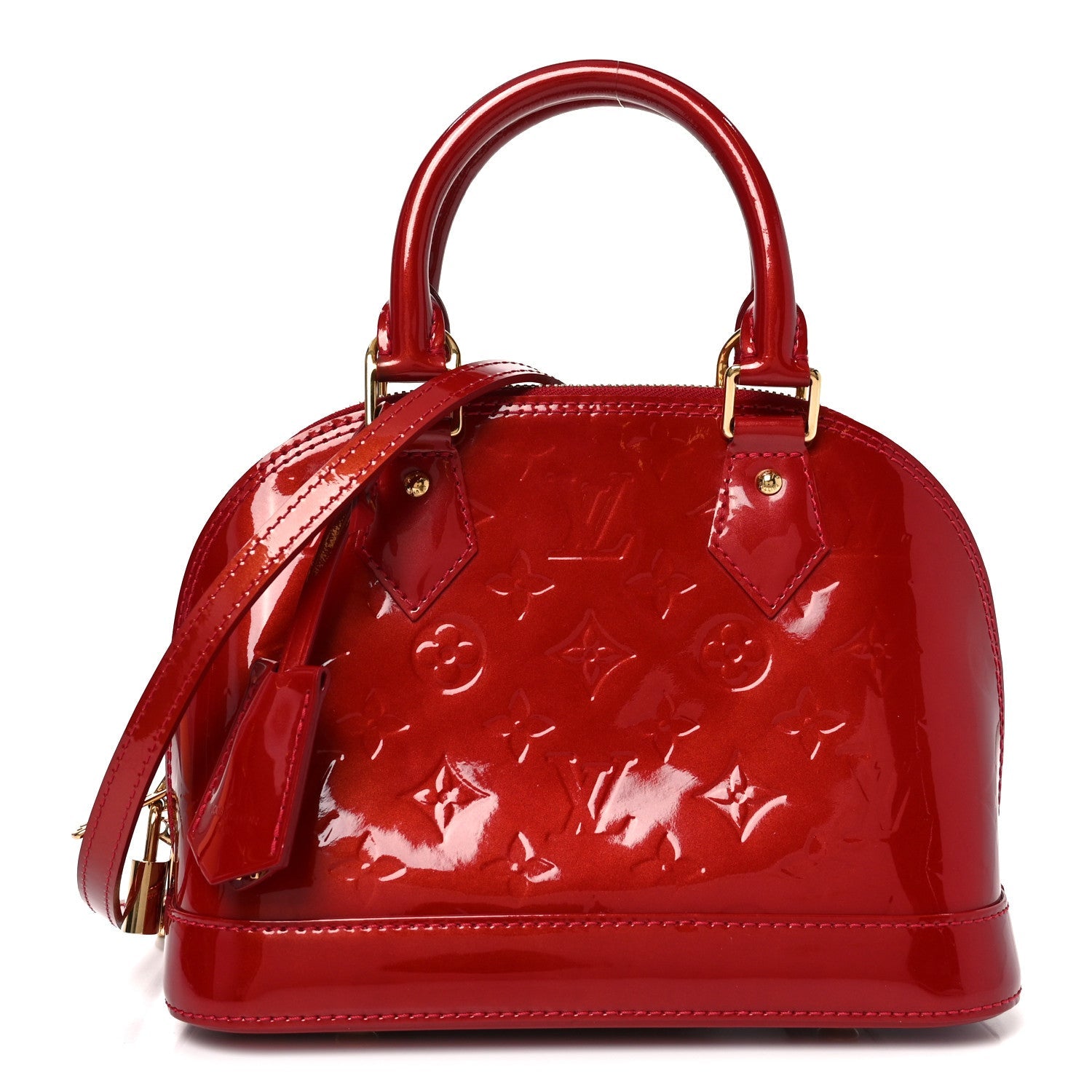 Louis Vuitton Vernis Alma BB Rose Indien