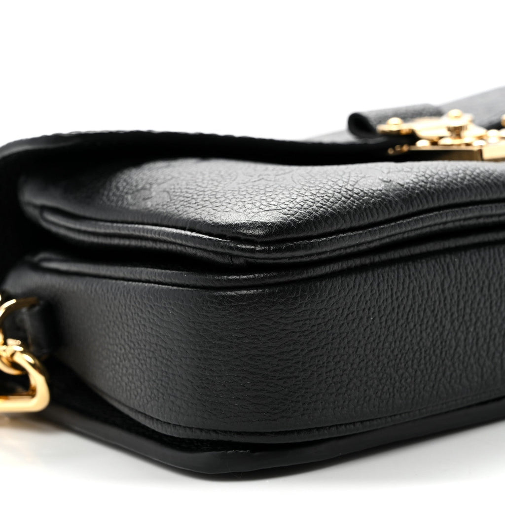 Louis Vuitton Empreinte Pochette Metis East West Black