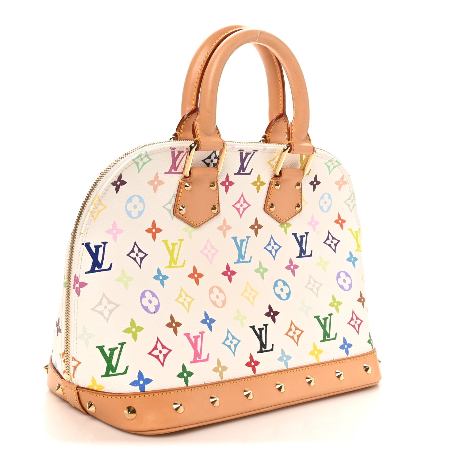 Louis Vuitton Monogram Multicolor Alma White