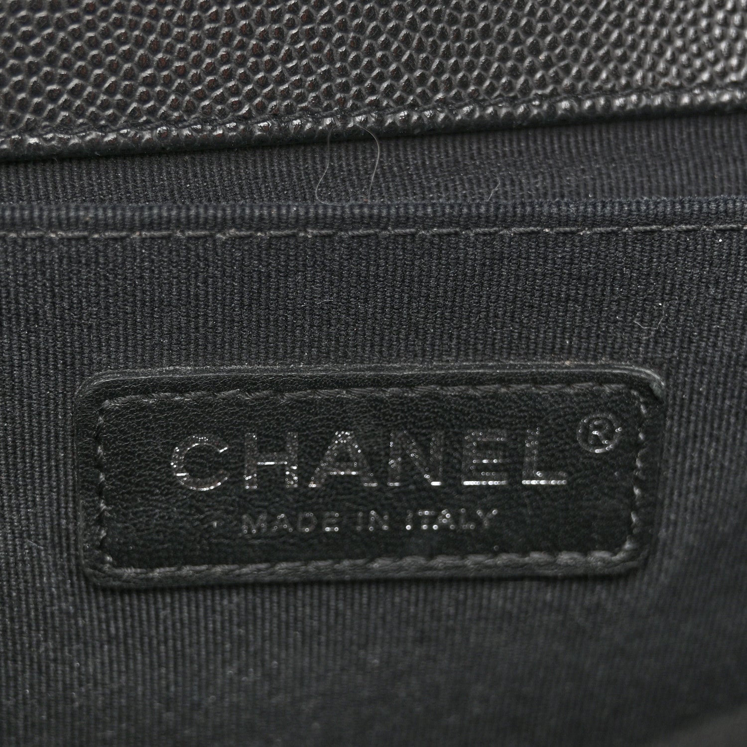 Chanel Caviar Quilted Medium Boy Flap Black