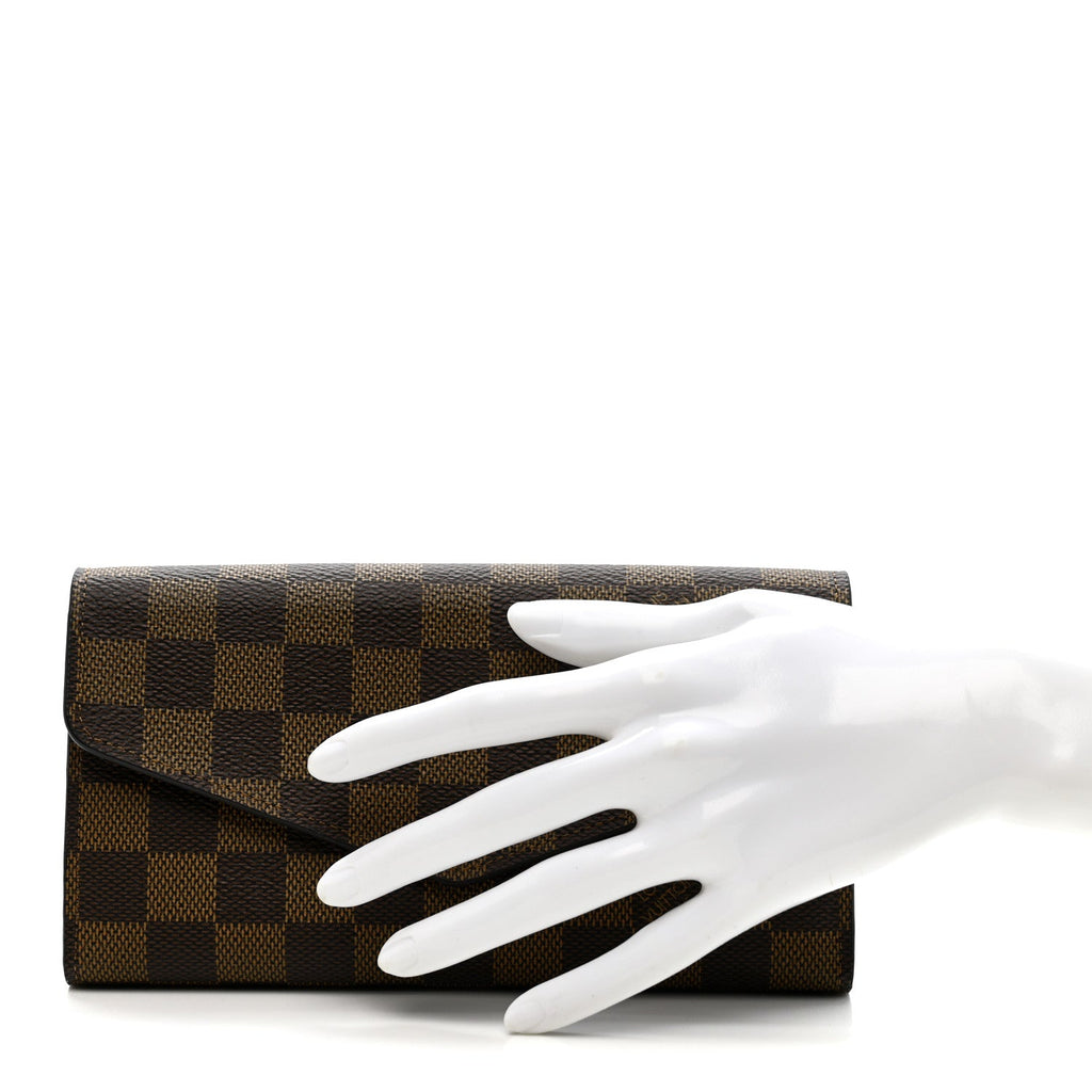 Louis Vuitton Damier Ebene Sarah Wallet NM