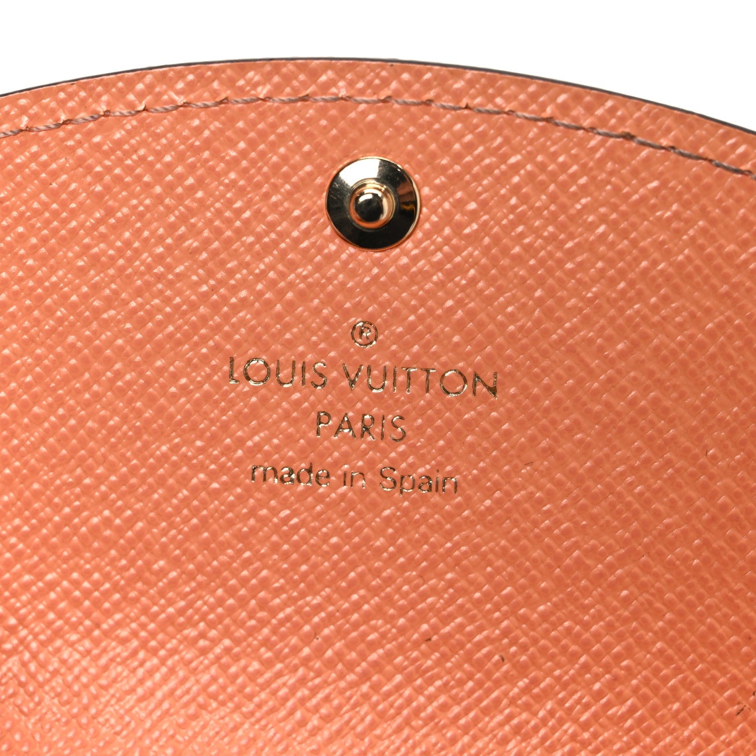 Louis Vuitton Monogram Rosalie Coin Purse Apricot