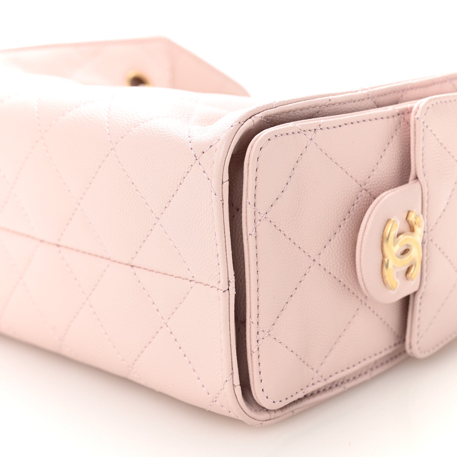 Chanel Caviar Quilted Mini Chanel 25 Handbag Light Pink