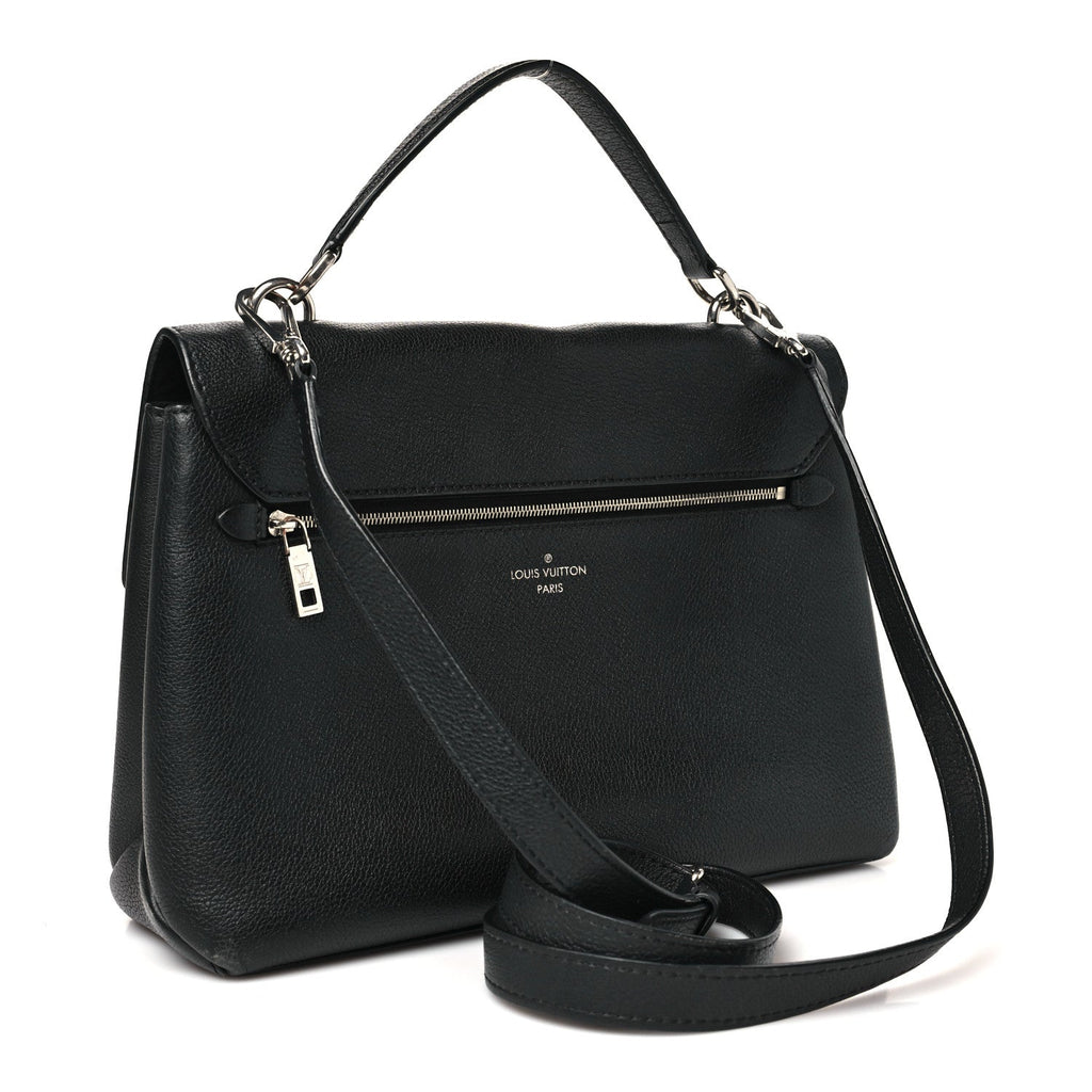 Louis Vuitton Soft Calfskin My Lockme Top Handle Vanille Black