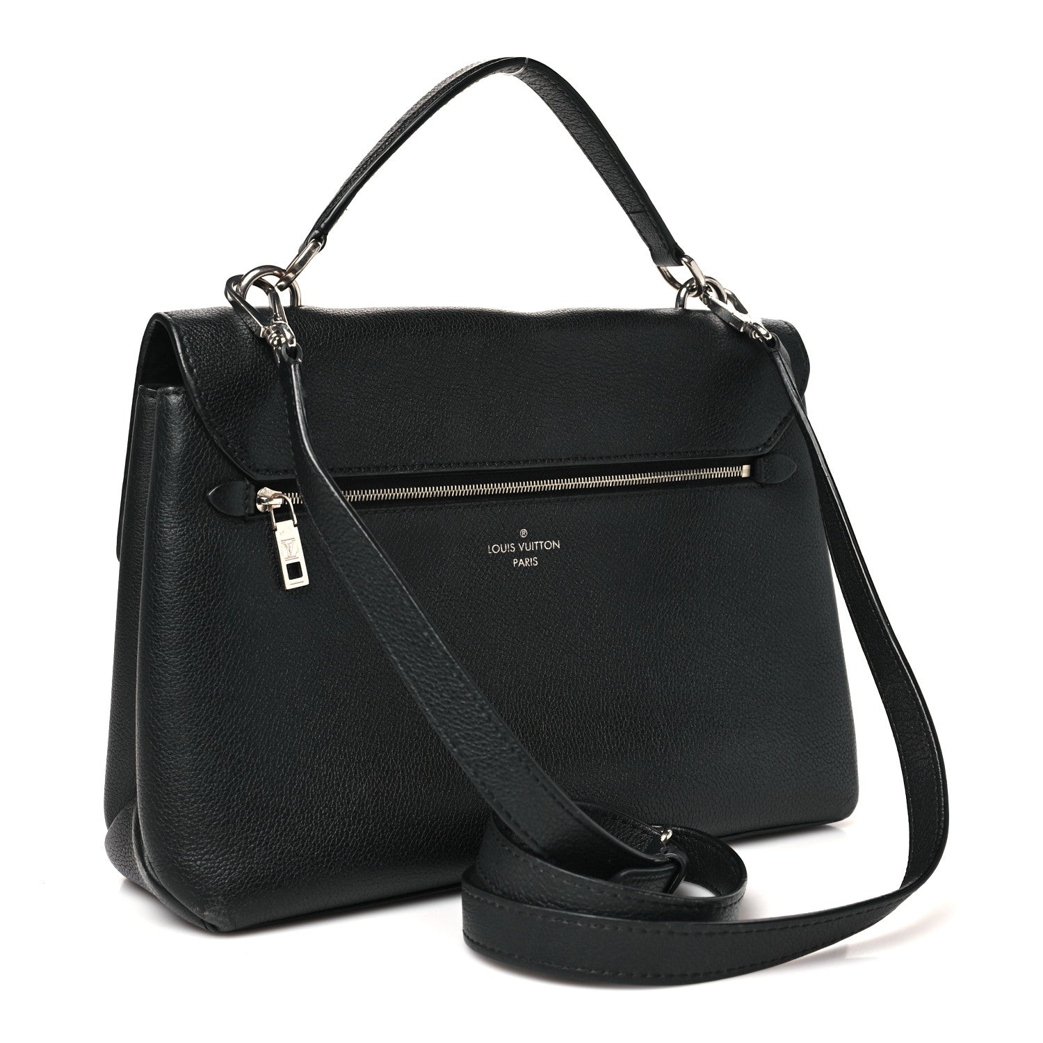 Louis Vuitton Soft Calfskin My Lockme Top Handle Vanille Black