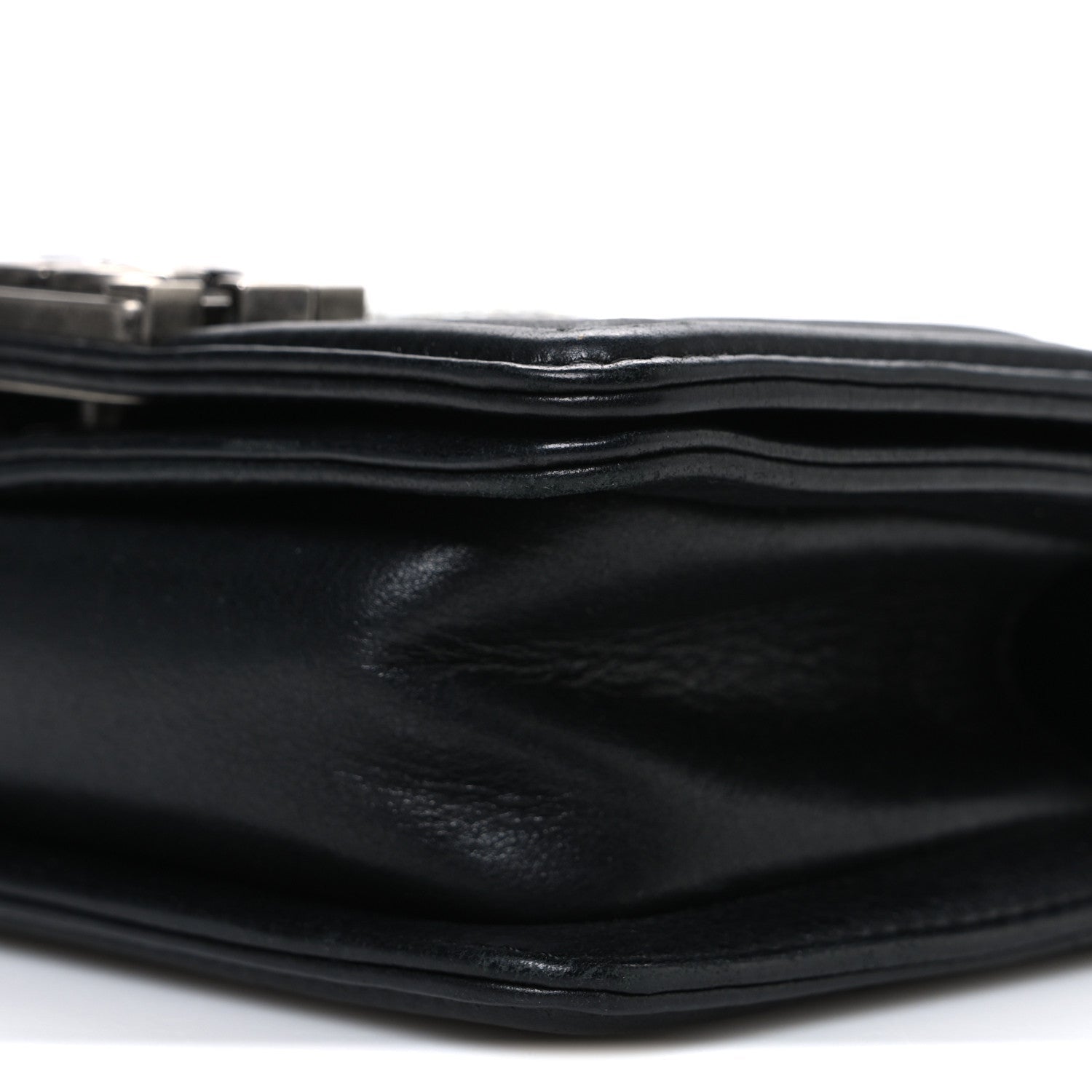 Chanel Galuchat Stingray Mini Boy Flap Black Silver
