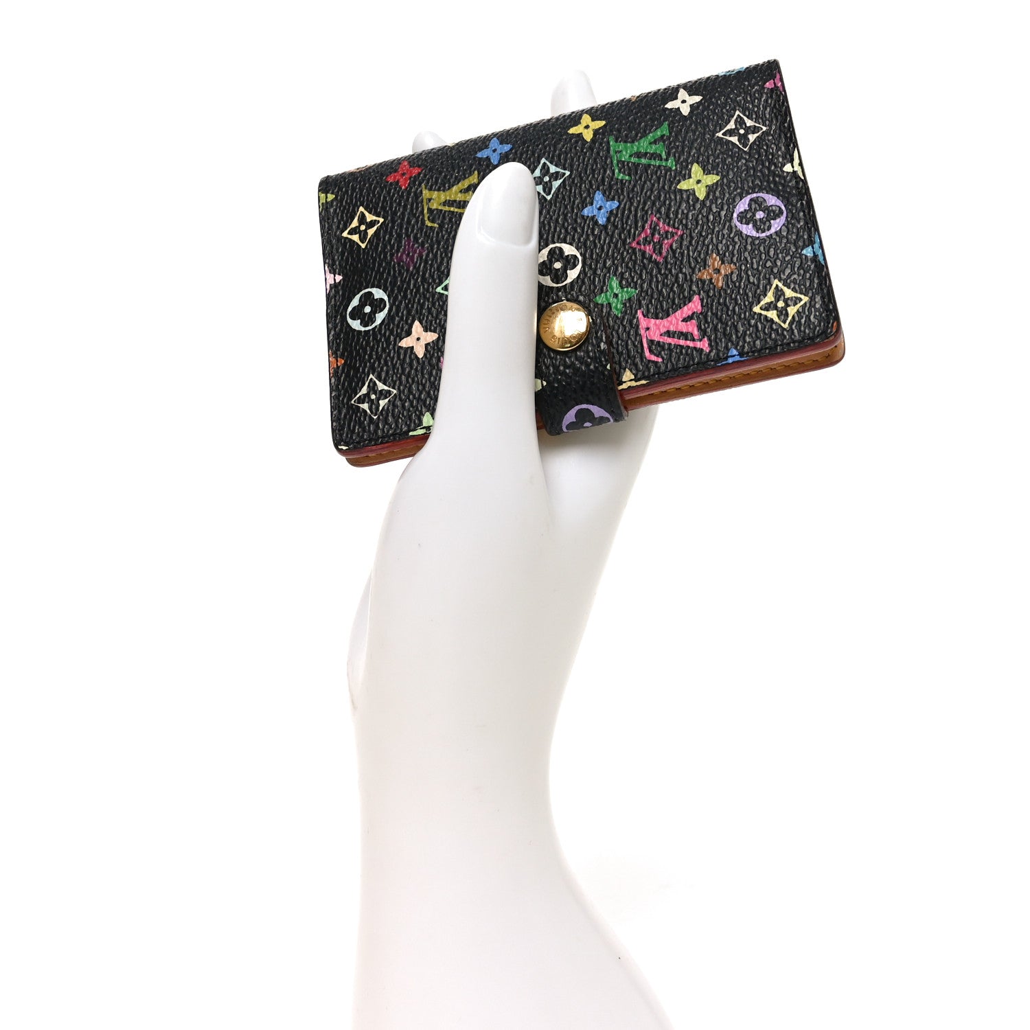 Louis Vuitton Monogram Multicolor Carnet de Bal Mini Agenda Cover Black